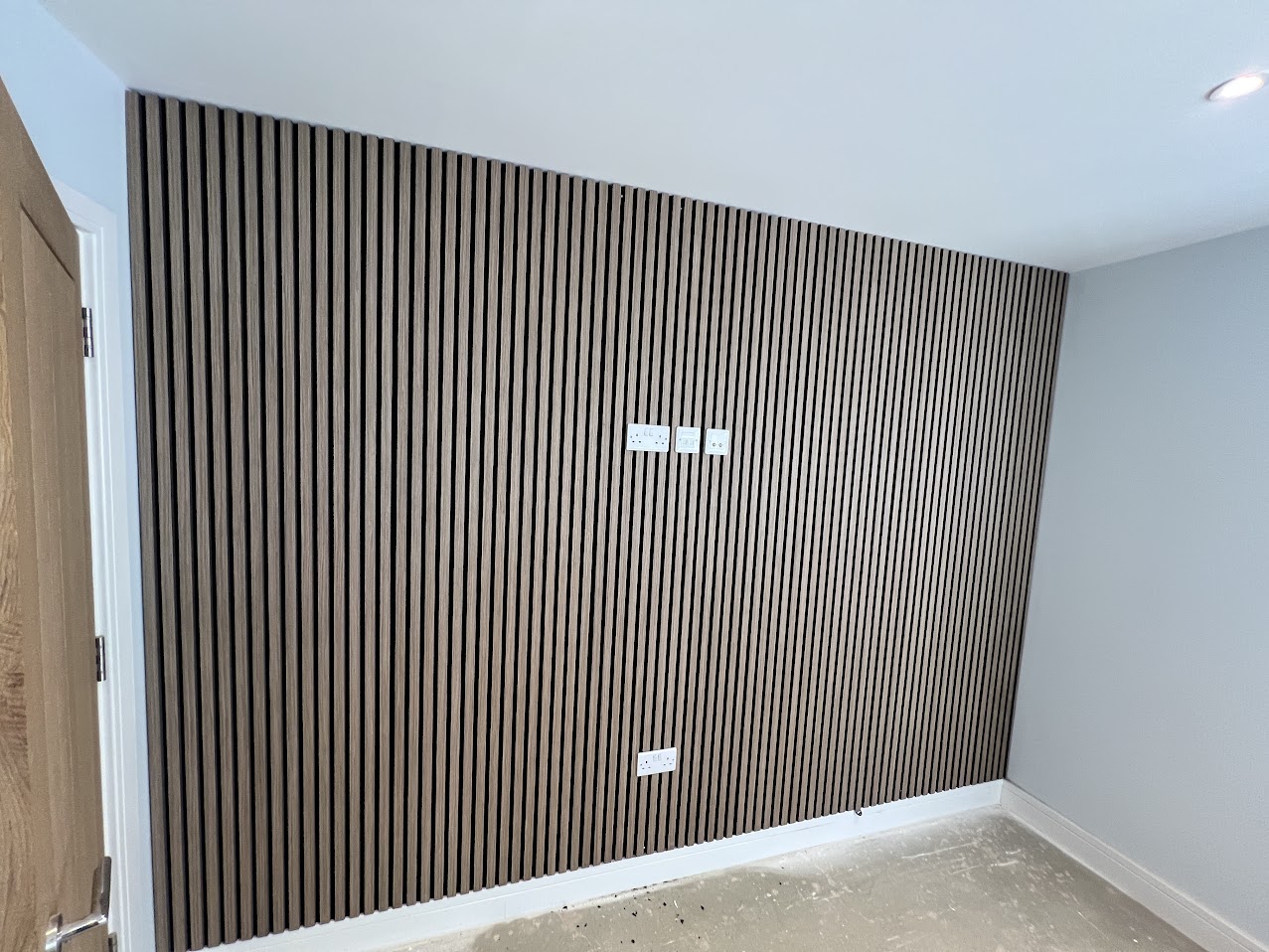 Acoustic Slat Feature Wall